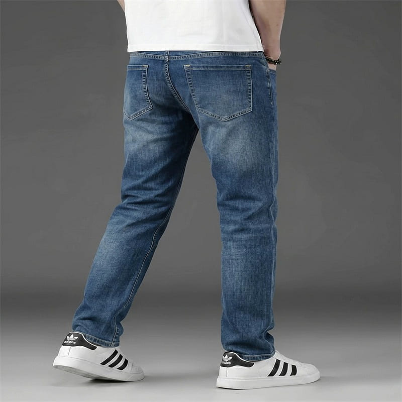 Men's slim-fit straight-leg jeans, size 32#, 1 pie 1 box