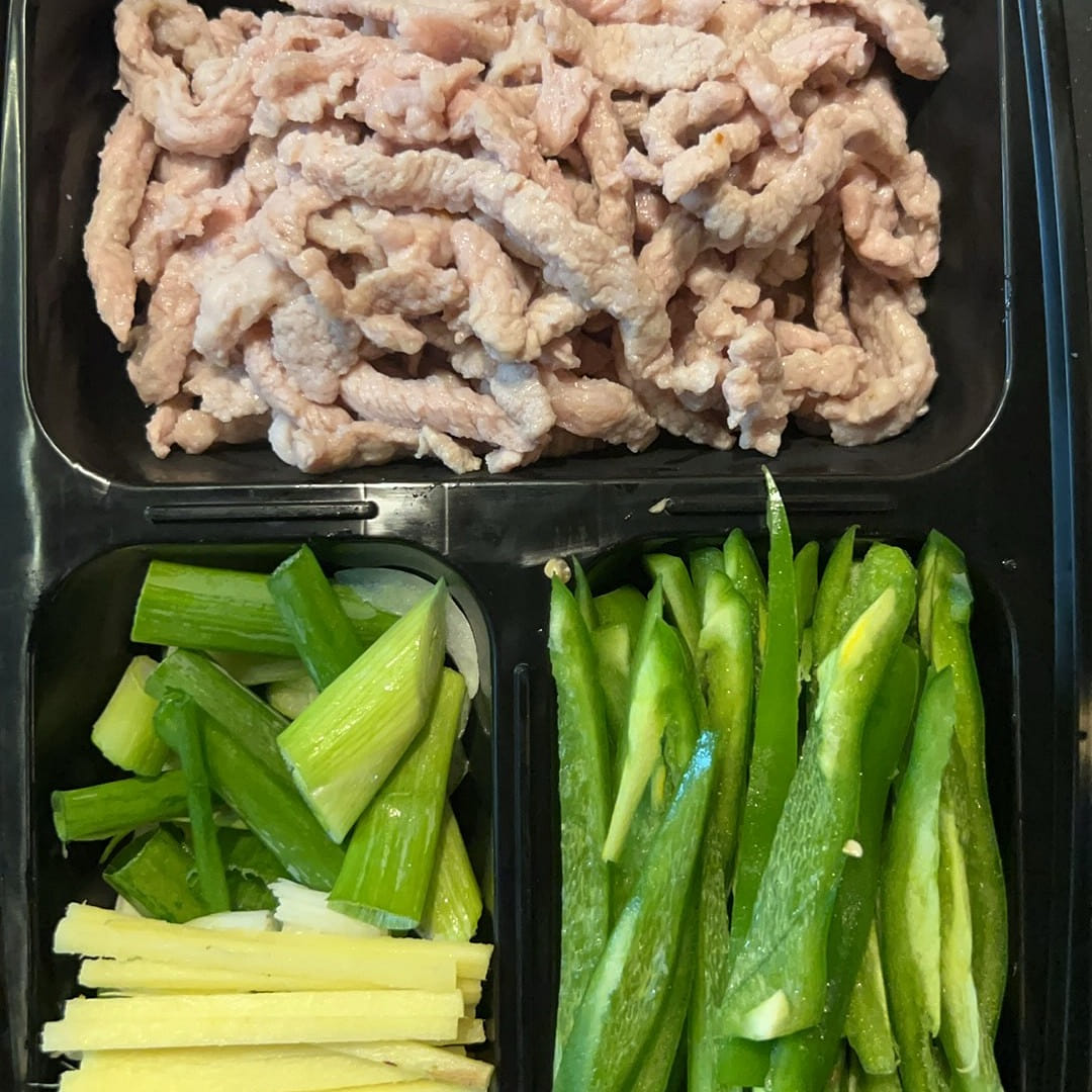 青椒肉丝 净菜 1 份