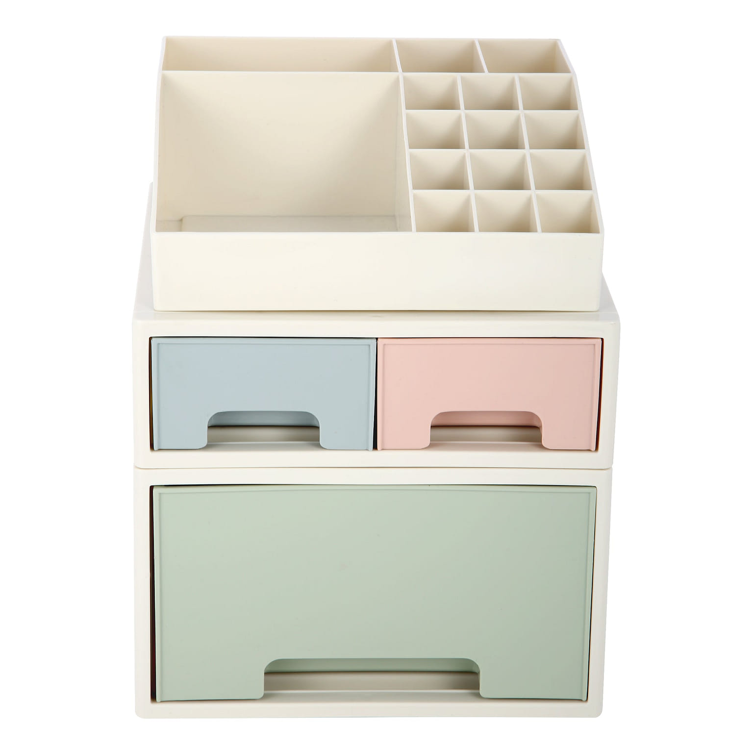 Roselife Multifunctional Desk Storage Box Set [TAF-11] w/ 3 Drawers + 16 Slots 1 개입