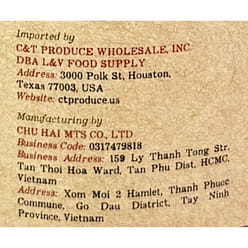 Chu Hai Medium Spicy Vietnamese Hot Sauce - 17.6oz 500 g