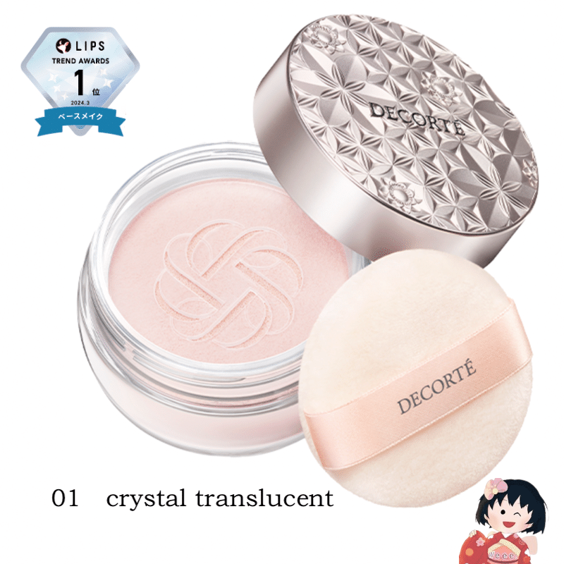 Decorte loose powder colors 01 crystal translucent 1 케이스