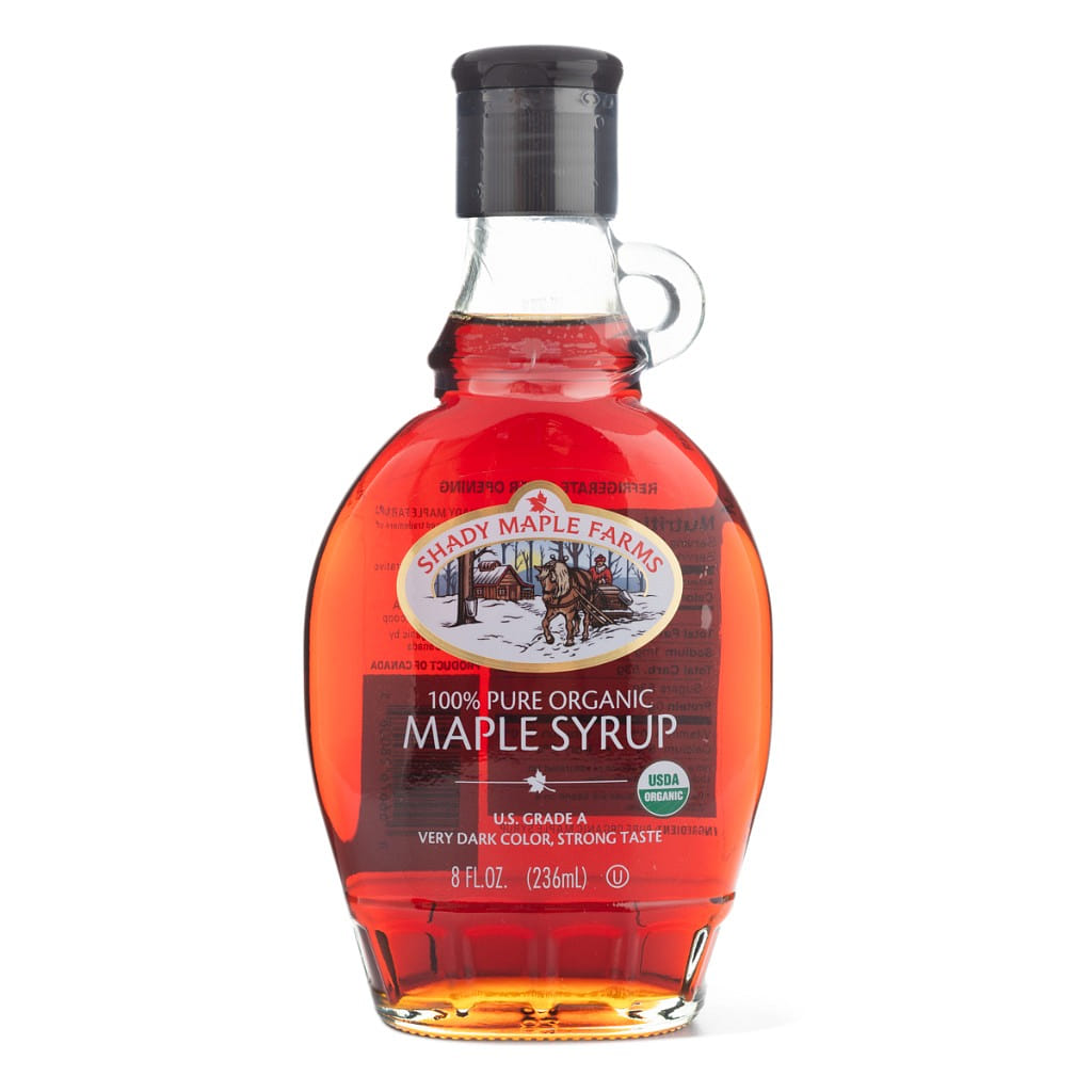 Shady Maple Farms 100% Pure Organic Maple Syrup - Grade A Very Dark 8 oz