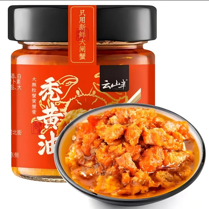 Crab Butter Pure Crab Roe Paste No Additives 100 g