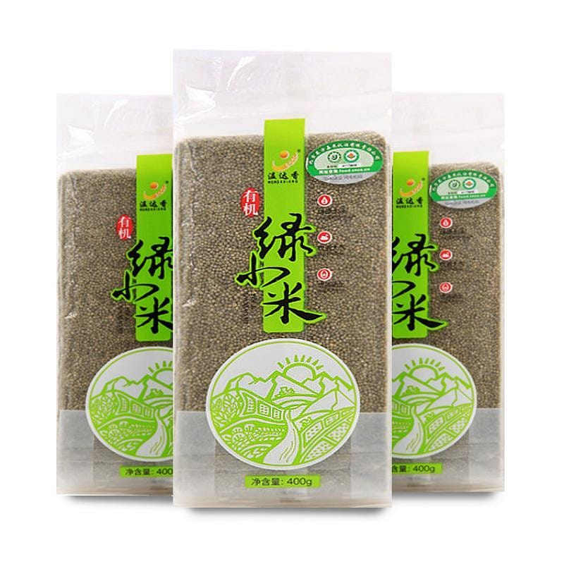400g*3 bags organic green millet 1200 g