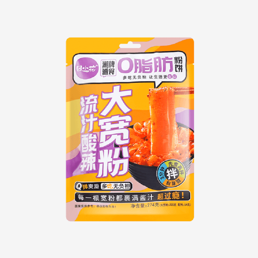 TIANXIAOHUA DaKuan Noodle Hot and Sour Flavor274g 1 each