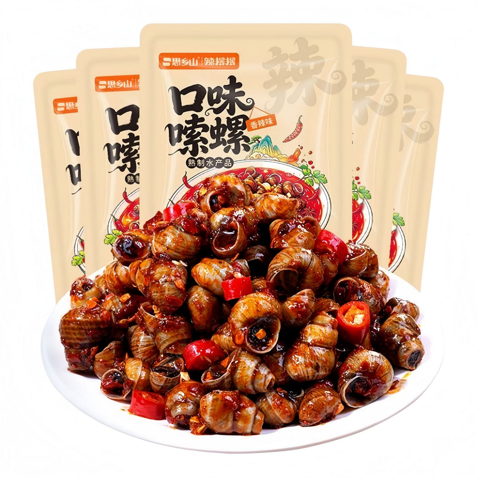 Xiangxiang Numb & Spicy River Snails 25g*15 packs 375 g