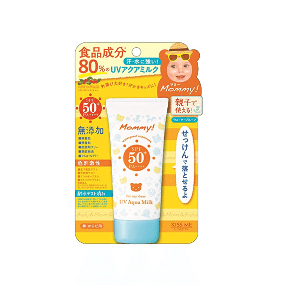 Isehan Kiss Me Mommy UV Aqua Milk for Kids SPF 50+ 50 g