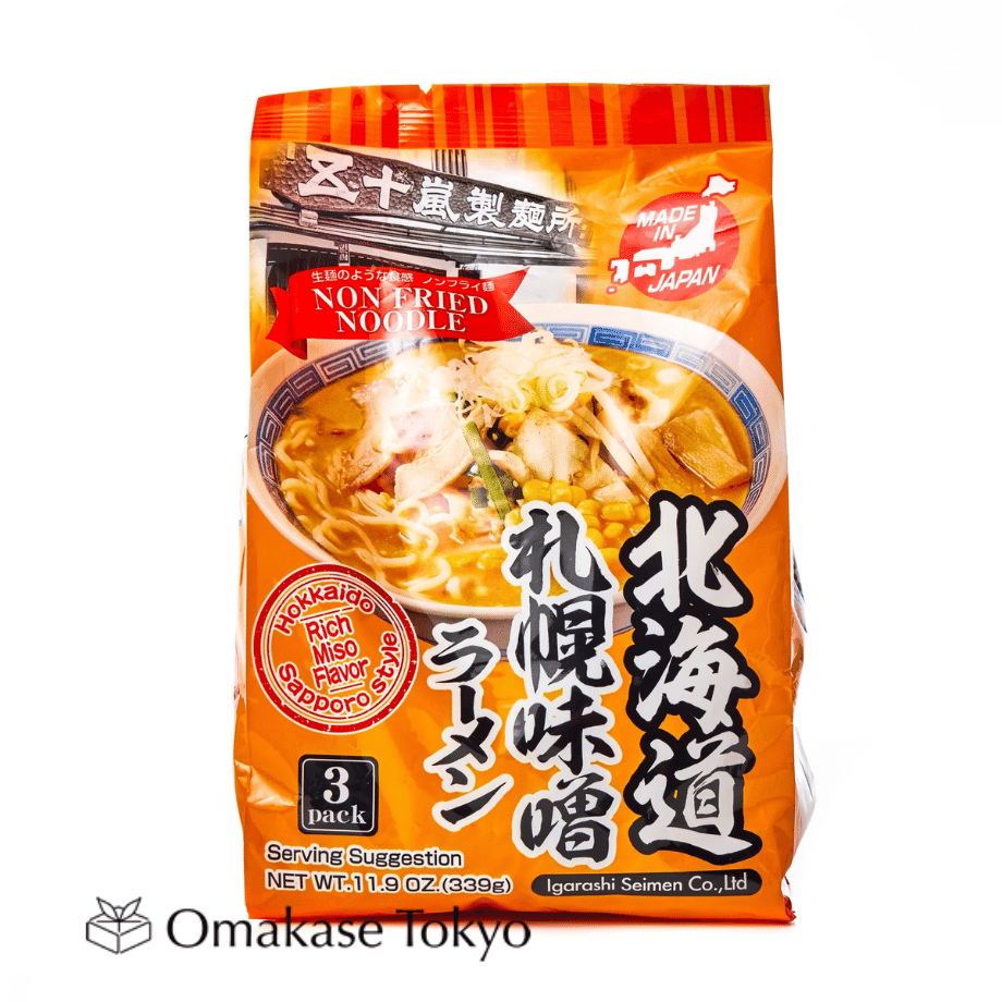 Igarashi Seimen Sapporo Miso Ramen (3 Servings) 339 그램