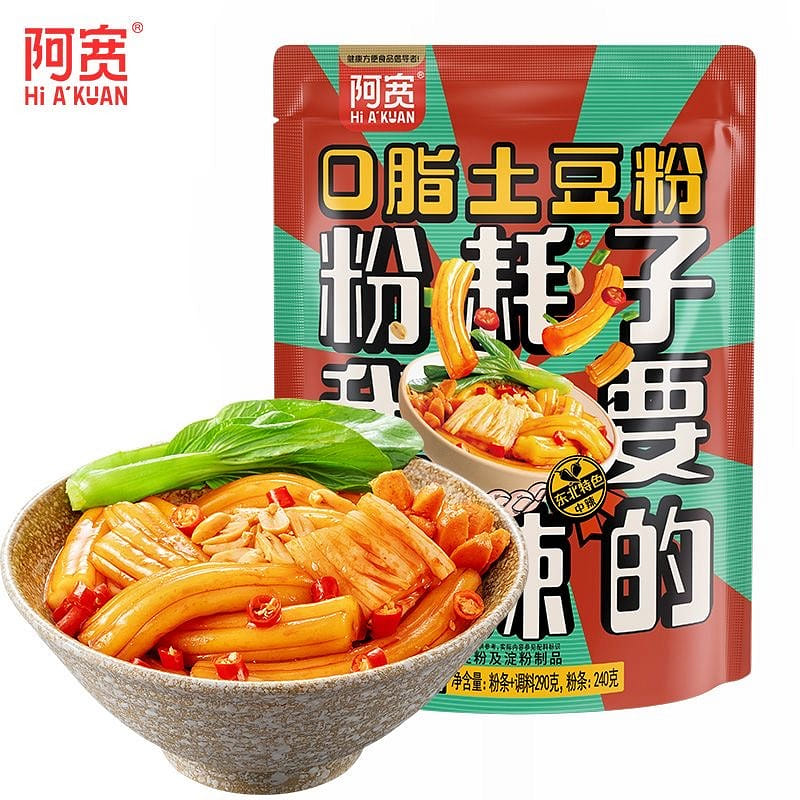 A-Kuan Northeast Vermicelli Rat Coarse Potato Nood 290 g