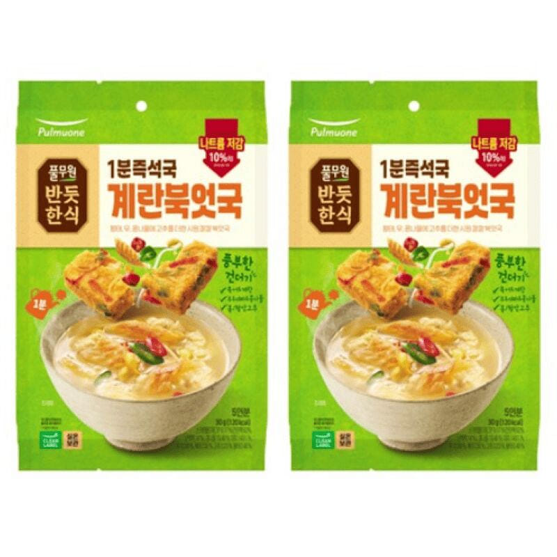 Egg and Dried Pollock Soup 6g * 5 servings, 2packs 60 กรัม