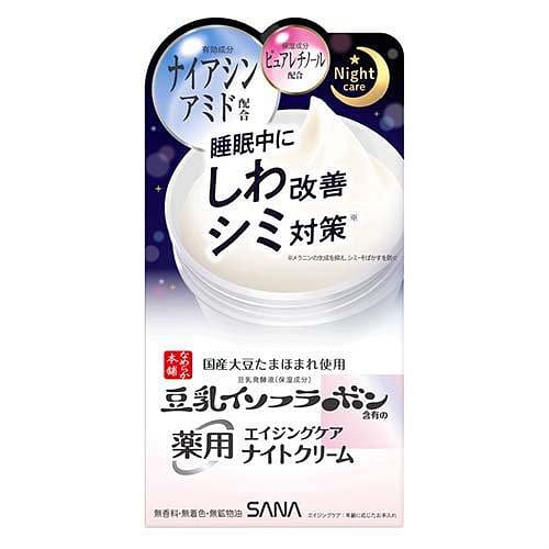 莎娜 豆乳 抗皱 夜用 乳霜 50g 1 份