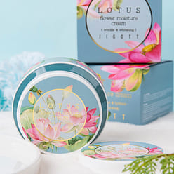 지고트 연꽃 플라워 모이스처 크림 100 밀리리터
