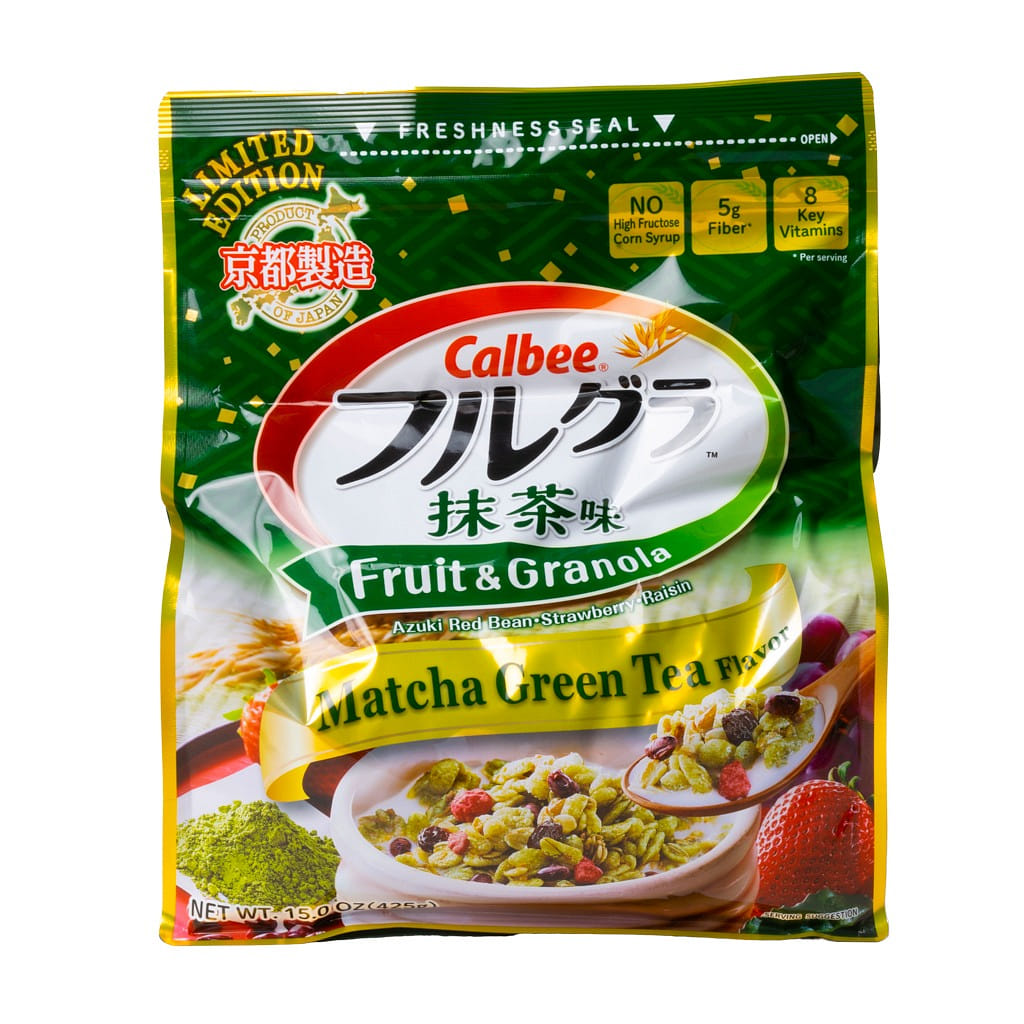 【日本限定款】Calbee卡樂比抹茶味水果穀物麥片 15 盎司