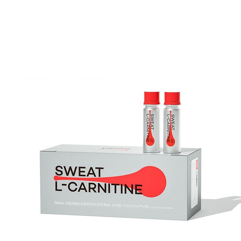 L-Carnitine Thermo Bottle Sports Supplement 12* 60ml Small Bottle Green Apple 12 캔