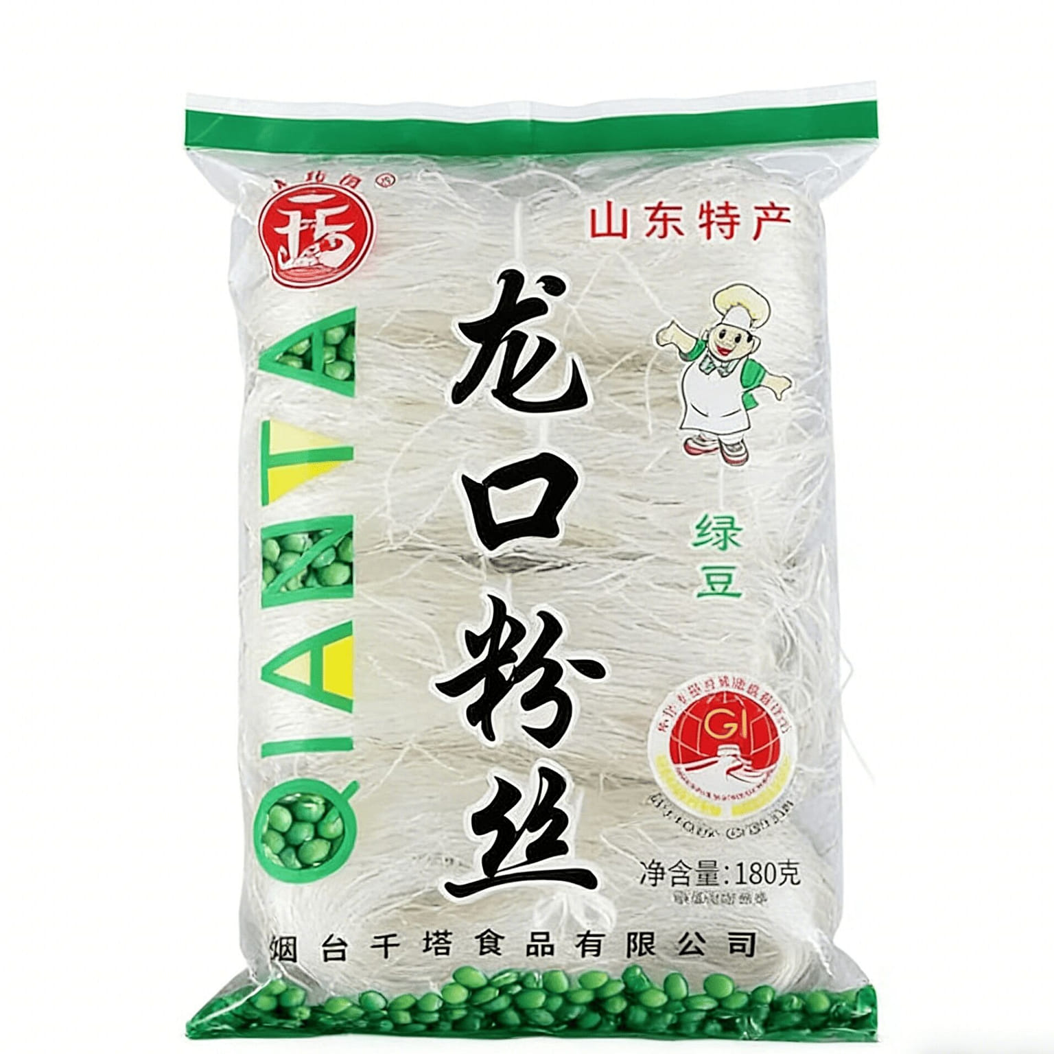 Longkou Pure Green Bean Vermicelli 180g 180 g