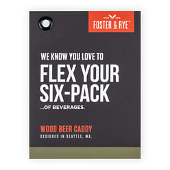 Acacia Wood Beer Caddy by Foster & Rye™ 1 份