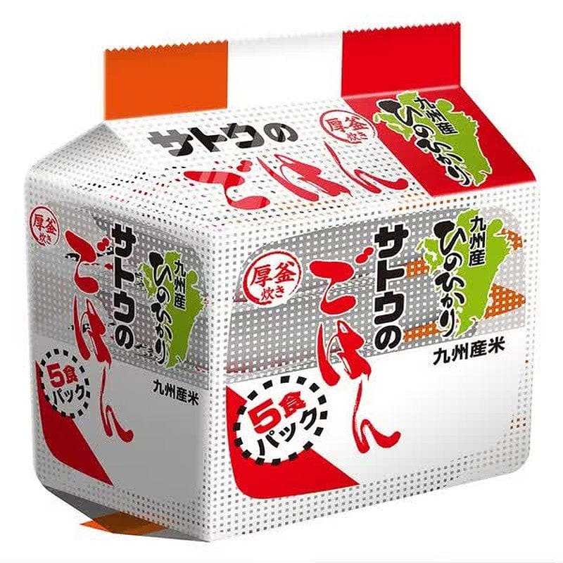 Sato Rice Kyushu Hinohikari 5 Meal Retort 1 개