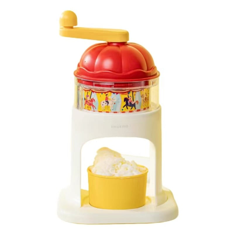 Manual Home Small Slushy Machine Snow Flower Ice Crusher-Carousel 1 each