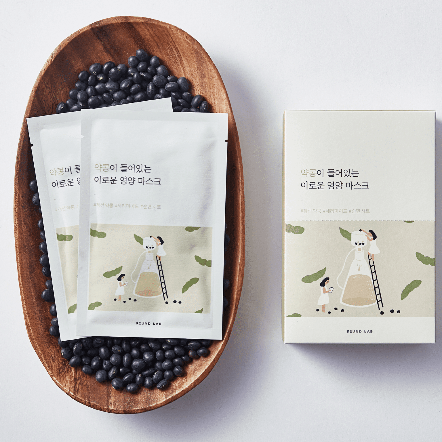 Round Lab Soybean Nourishing Sheet Mask 10 PC 37 그램
