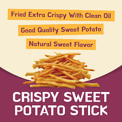 Sweet Potato Fries Chip Sticks, Korean Old style snacks Yam chips snack 10.6 oz