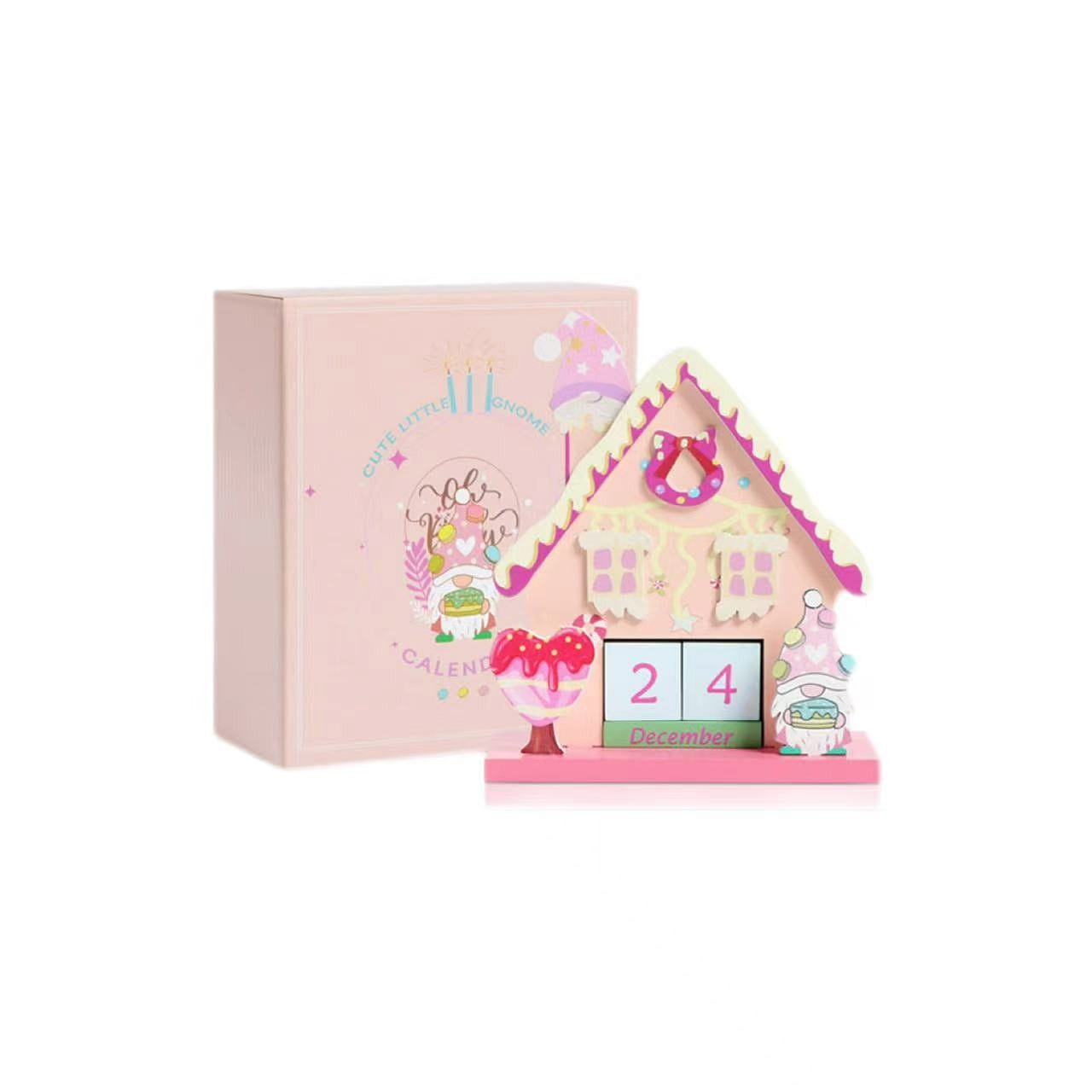 Christmas Wooden Cute Calendar - Goblin 1 Piece 1 개