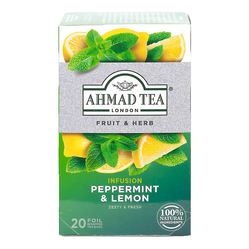 AHMAD TEA - Peppermint & Lemon Tea (20 Tea Bags) 1 개