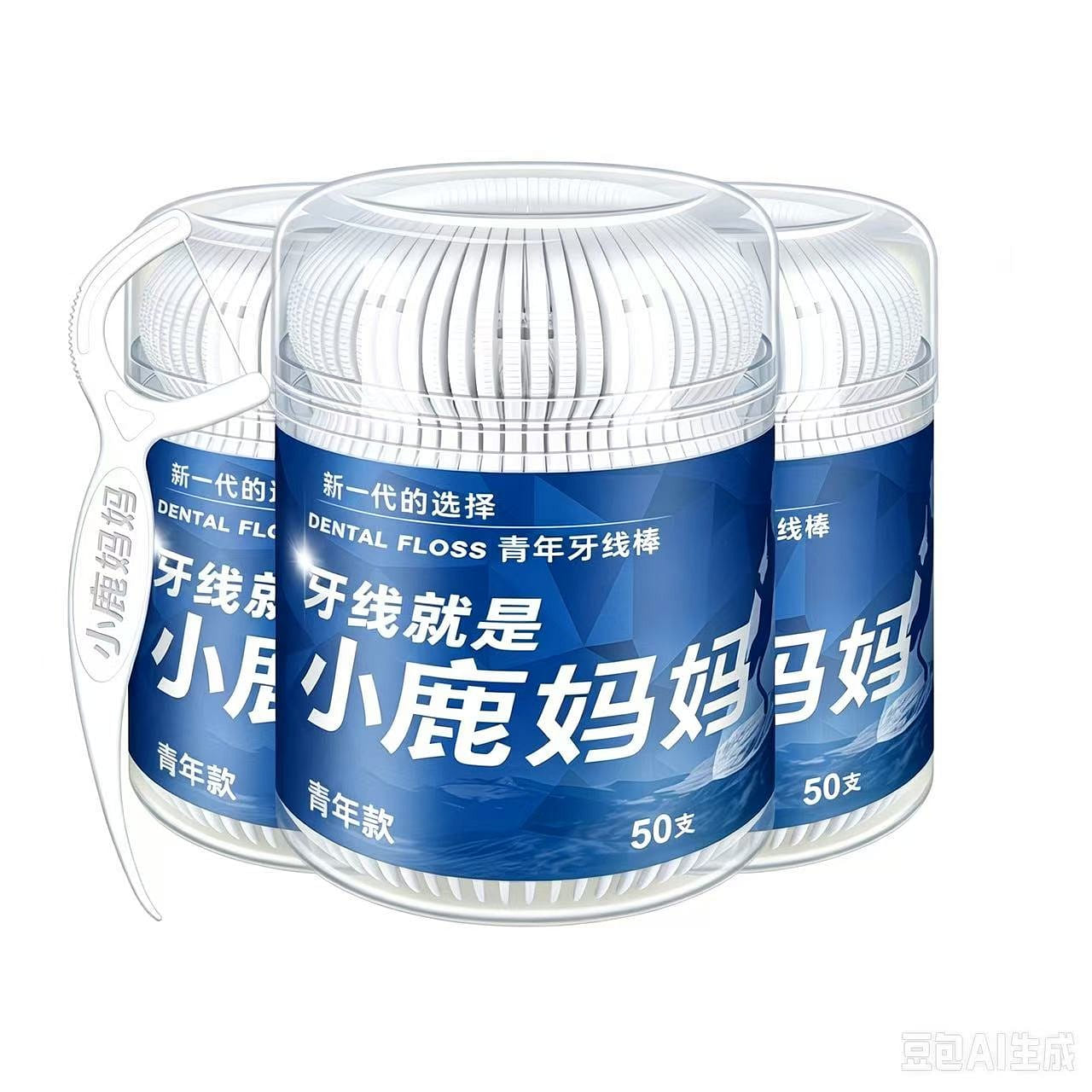 Little deer mother ultra-fine dental floss 50 stic 1 each