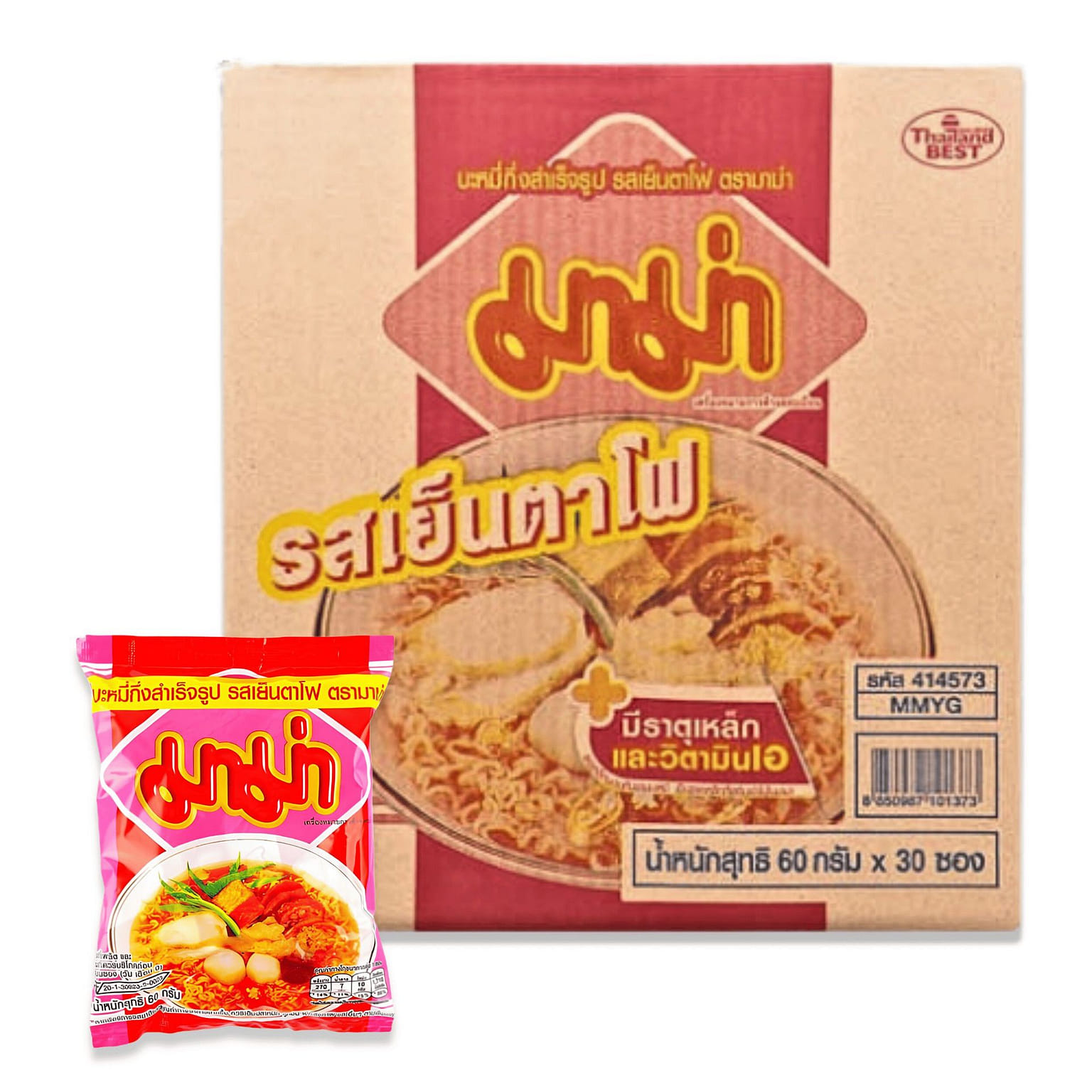 [MAMA] YenTaFo Instant Noodles - 60g Pack of 30 1 each