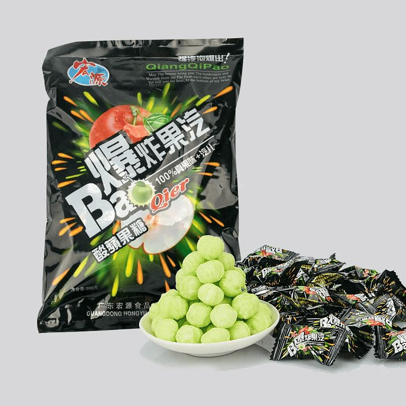 Hongyuan Apple Fizzy Pop 350g 350 g