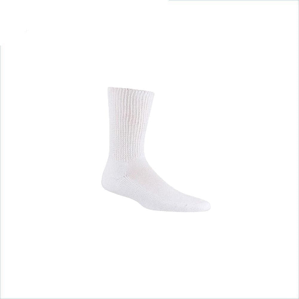 DiaSox Diabetic Socks Medium White 5 oz