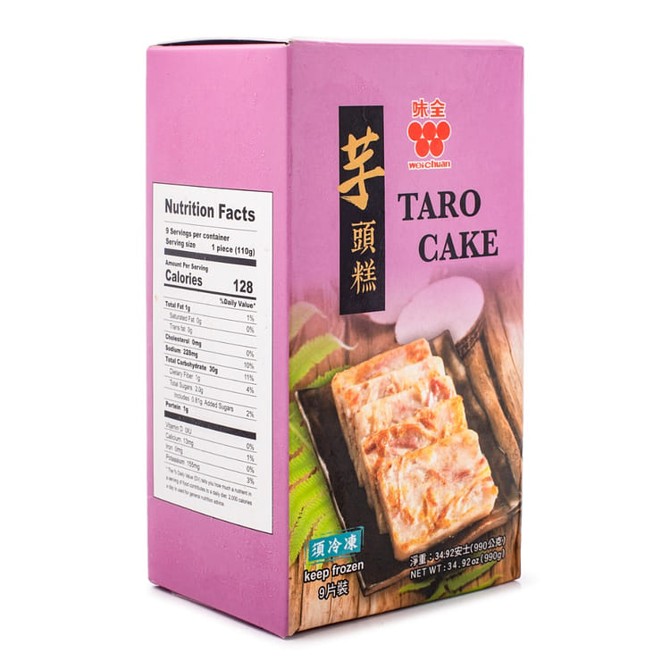 「まとめ買い」花のケーキ タロイモのケーキ Wei-Chuan タロイモケーキ 990 グラム - Weee!