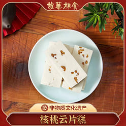 Long Hua Su Zhai Walnut cloud slice cake 360g*1 box 360 g