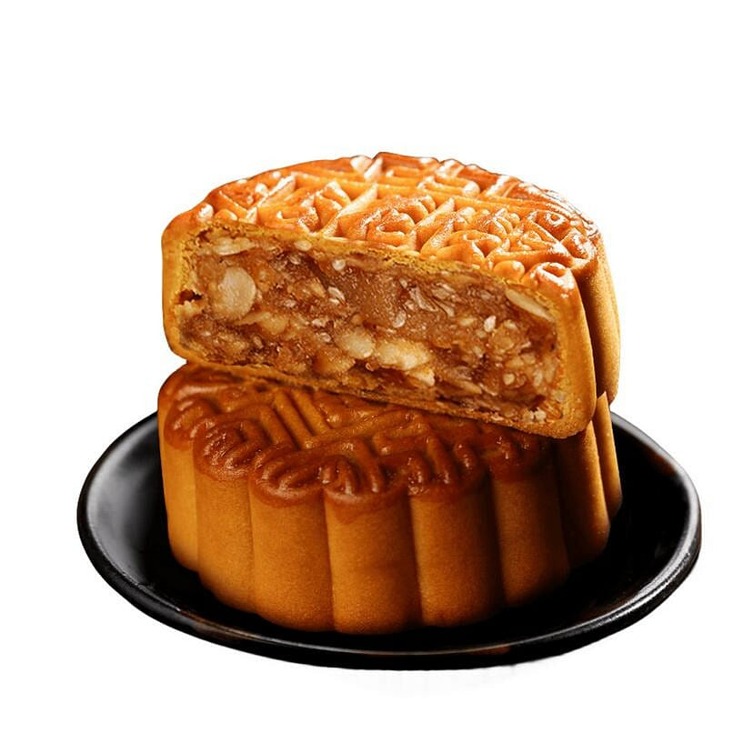 Xinghualou Shanghai Cantonese-style small mooncakes, fragrant Wuren 1 piece*100g 100 g