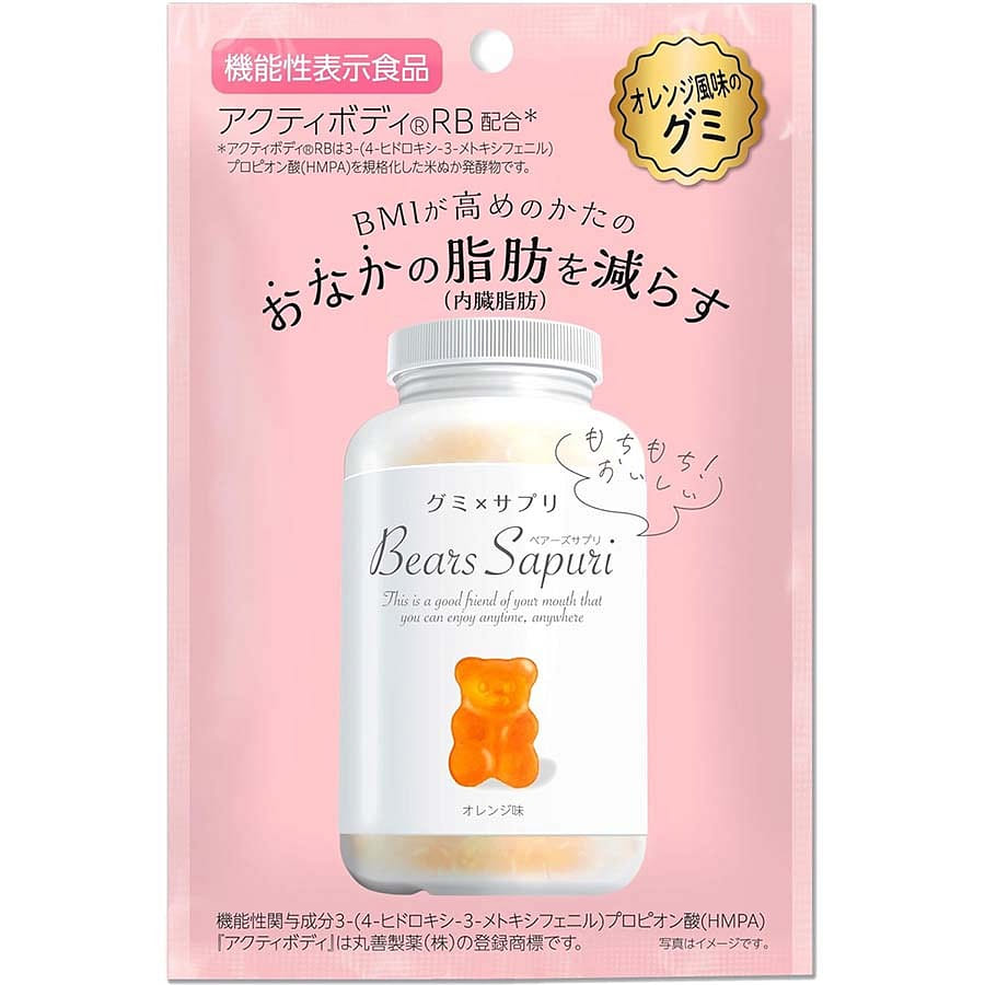 Bears Belly Fat Reduction Gummies Orange Flavor 60 g