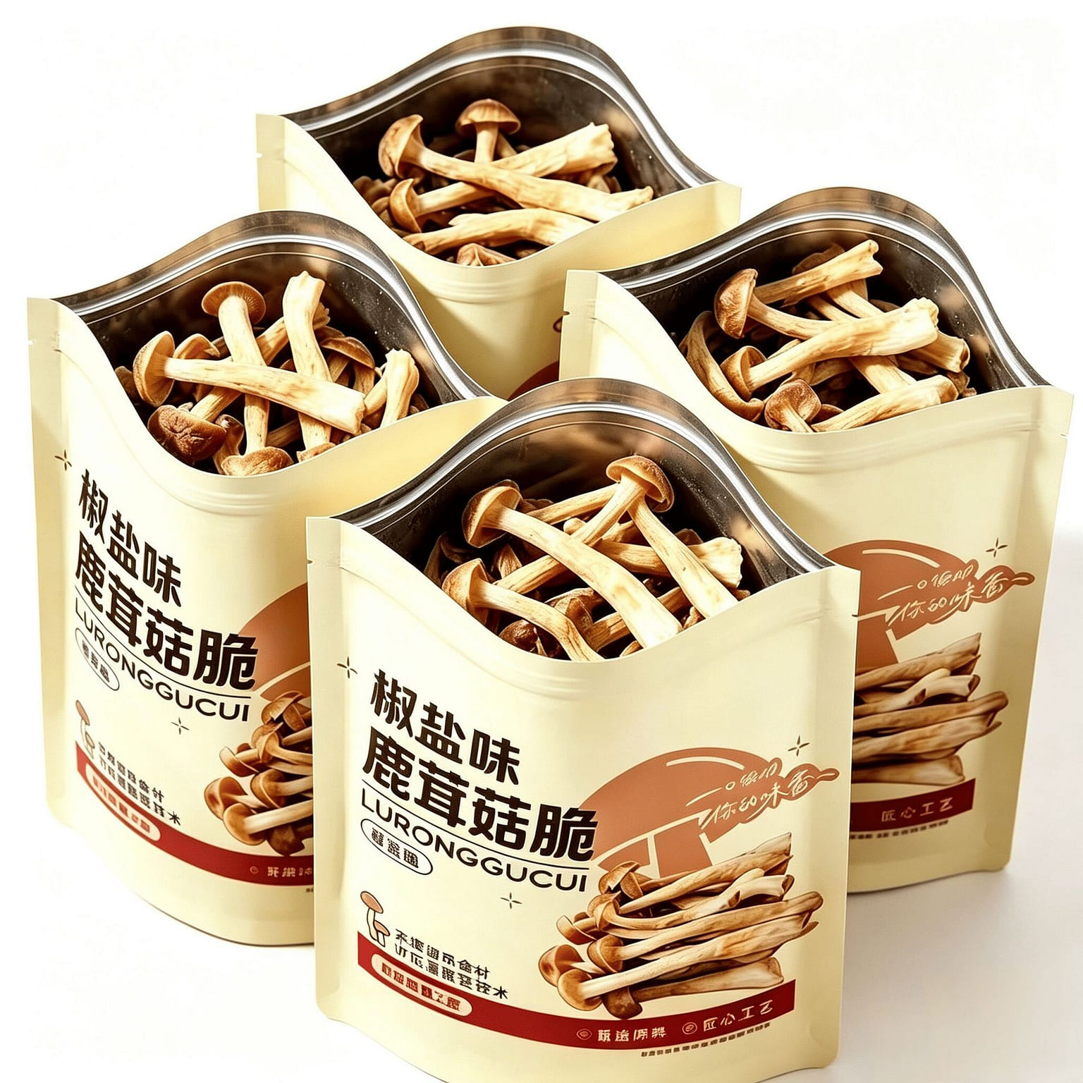 Crispy Deer Antler Mushroom, dried vegetables, mus 15 g*2 pack