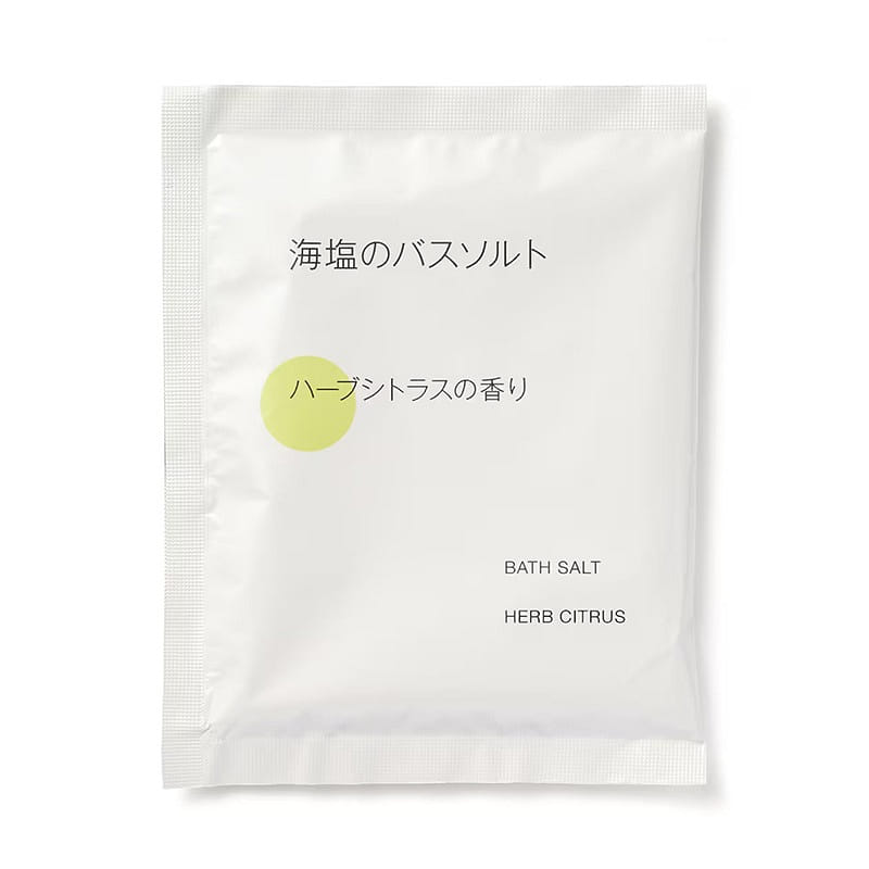 muji MUJI Sea Salt Bath Salt Citrus Fragrance 40g 1 개