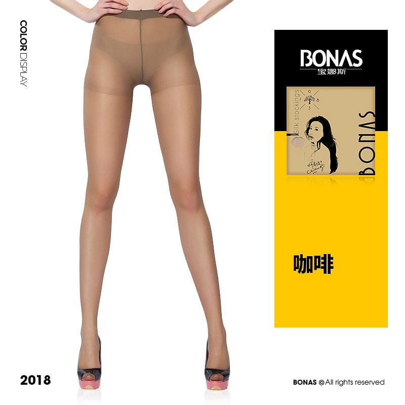 Sheer Tights for Women 20D High Waist Pantyhose Superthin Color: Coffee 1 개입