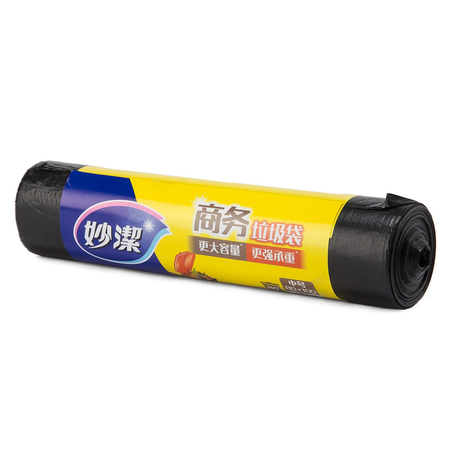 Miaojie Trash Bags 10sheets 80*100cm(21.13gallons) 1 each