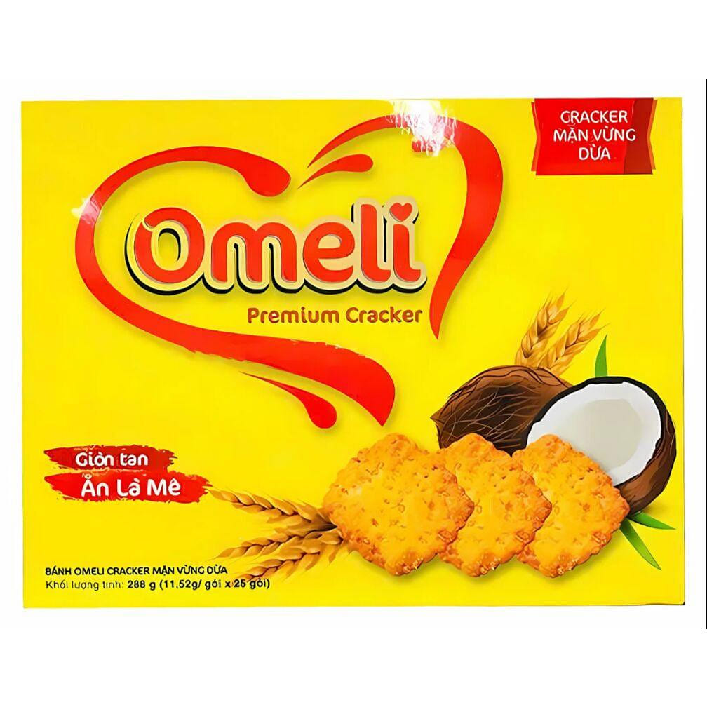 Omeli Sesame Coconut Cracker 288g 1 개