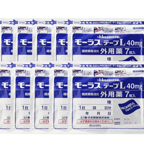weee_care_HISAMITSU Mohrus Tape L 40mg Patch 7pcs/ 1 each