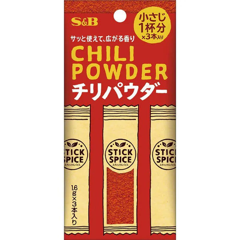 S&B Foods Stick Spice Chili Powder 4.8g [Spice] 1 개