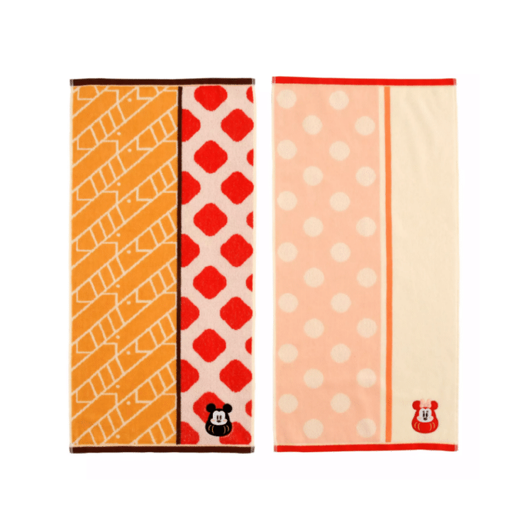 ミッキー・ミニーフェスタオル 東京ディズニー 2025年限定 ミッキーミニー ツーピースタオル 85g - Weee!