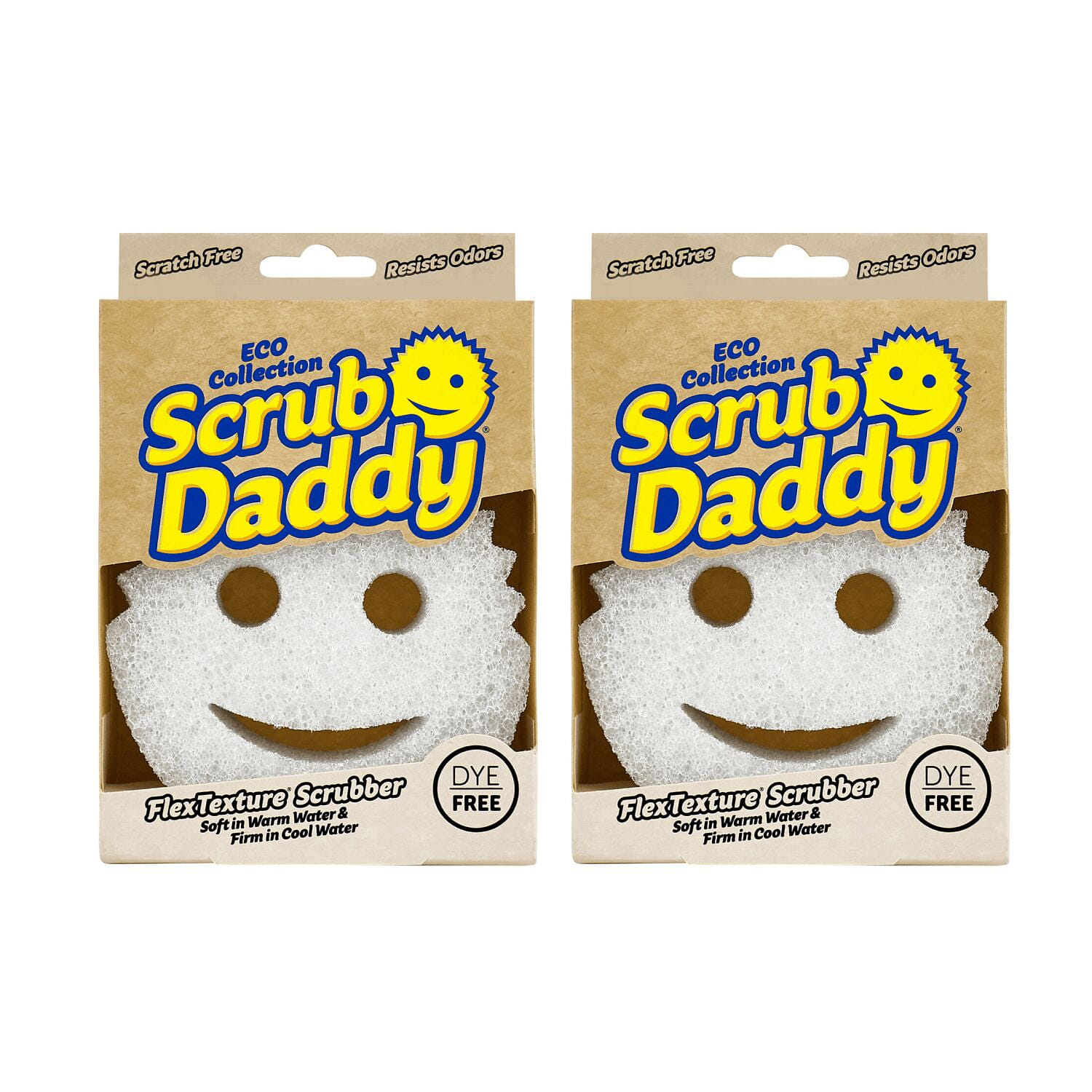 Scrub Daddy Scrubbers and Sponges (Pack of 2) 1 個