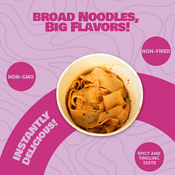 NPG Chili Oil Wide Noodles 3.7 Oz 105 g