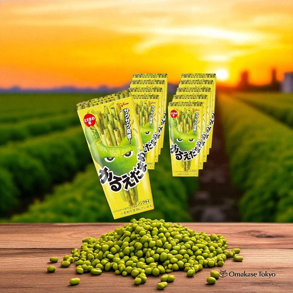 Ezaki Glico Karuedamame Edamame Flavor 10 Packs 550 그램