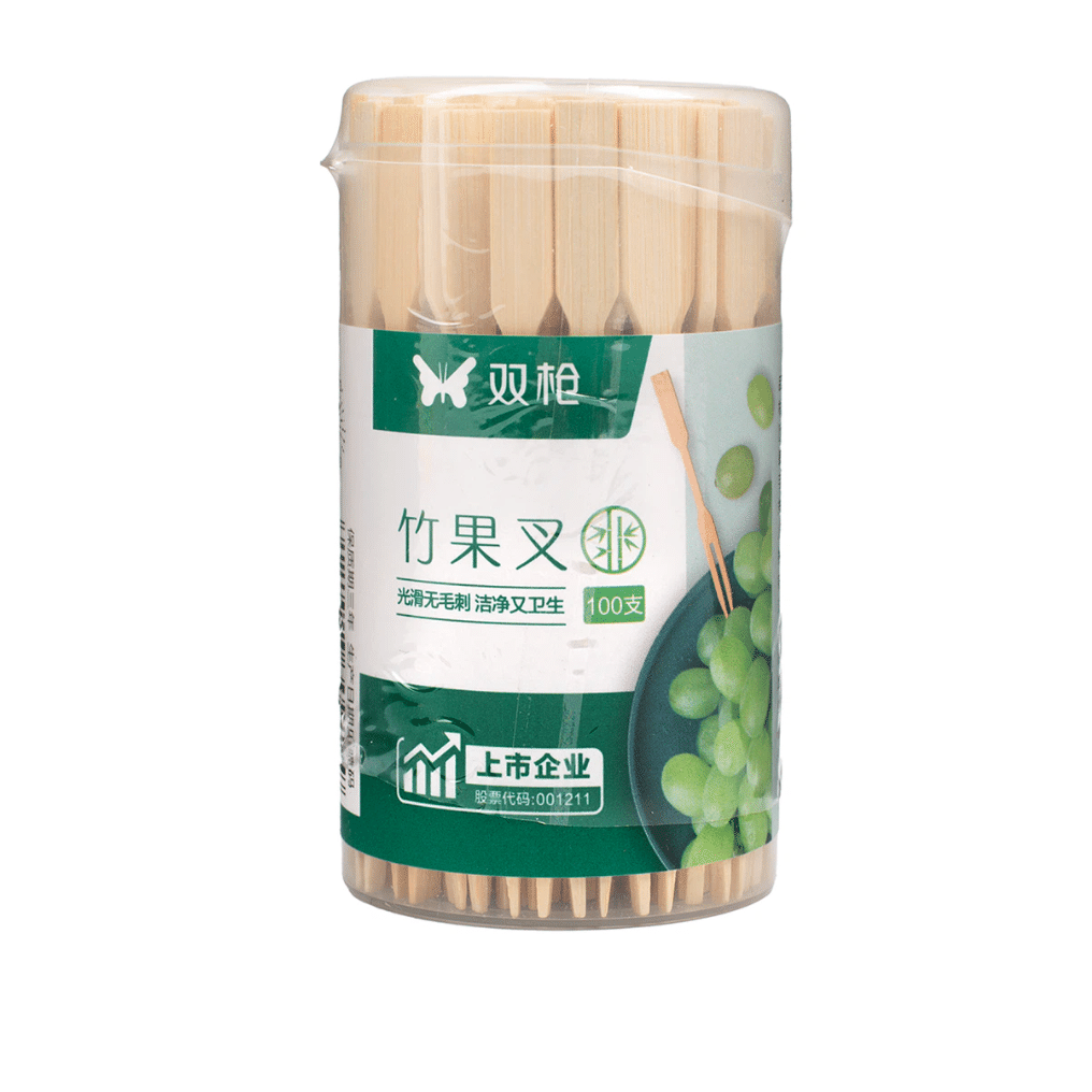 Suncha Bamboo Fruit Forks 100pcs 1 개