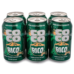 [COCO RICO] Soda - 6 cans x 12 fl.oz