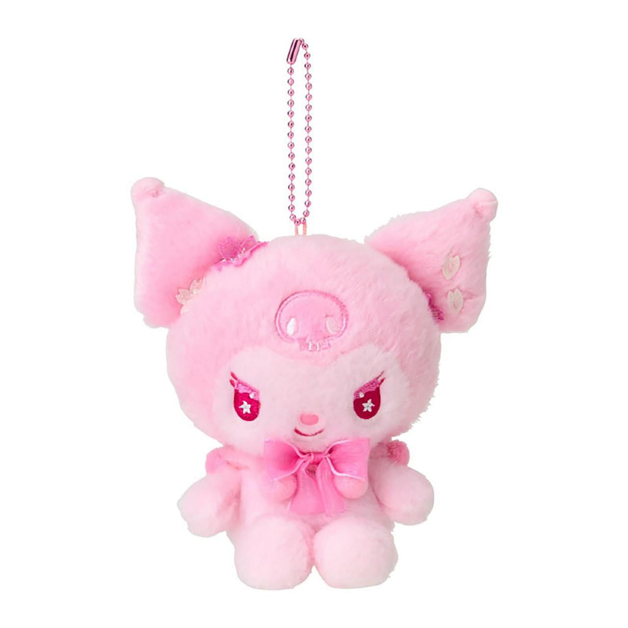 Sanrio Pink Sakura Series Plush Pendant [Kulomi] 1 each