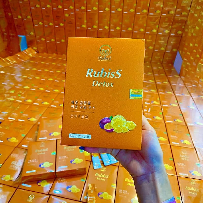 Rubiss Fruits Detox - Passionfruit & Pineapple 1 box