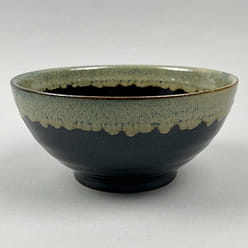 Made-in-Japan Tenmoku Ainagashi Sanuki Soup Noodle Bowl, 7.25" dia.(34 oz) 1 each